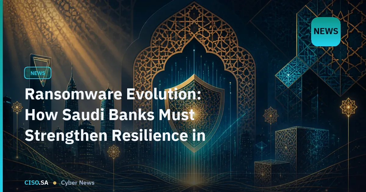 Ransomware Evolution: How Saudi Banks Must Strengthen Resilience in 2026