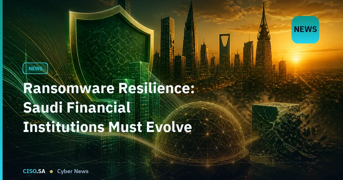 Ransomware Resilience: Saudi Financial Institutions Must Evolve Beyond Payment Denial