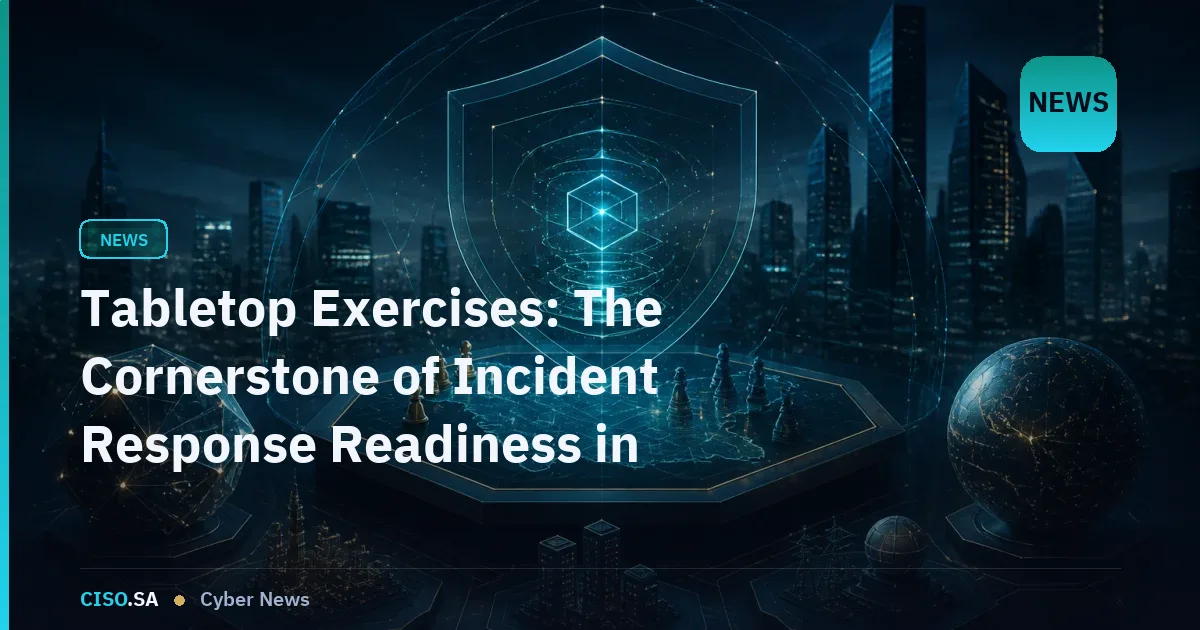 Tabletop Exercises: The Cornerstone of Incident Response Readiness in Saudi Arabia
