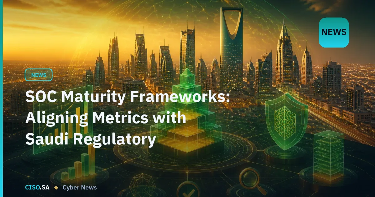 SOC Maturity Frameworks: Aligning Metrics with Saudi Regulatory Expectations