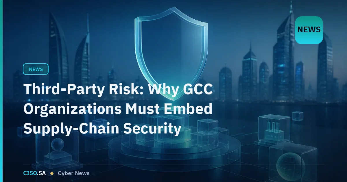 Third-Party Risk: Why GCC Organizations Must Embed Supply-Chain Security Now