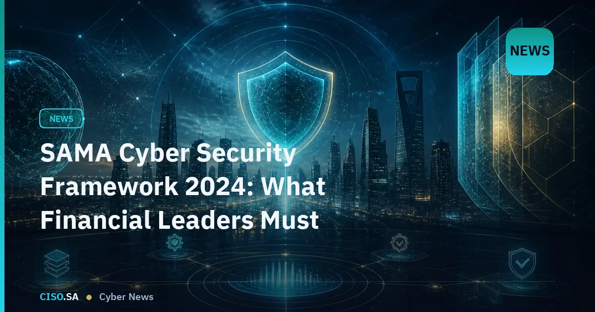 SAMA Cyber Security Framework 2024: What Financial Leaders Must Demonstrate