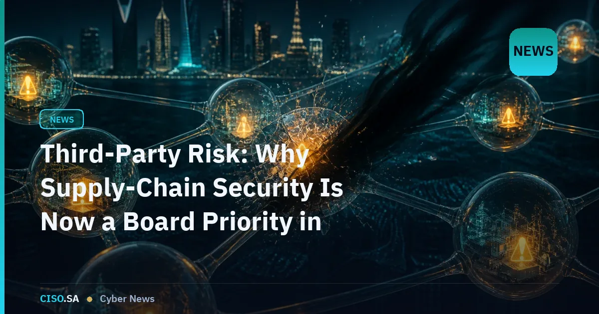 Third-Party Risk: Why Supply-Chain Security Is Now a Board Priority in Saudi Arabia