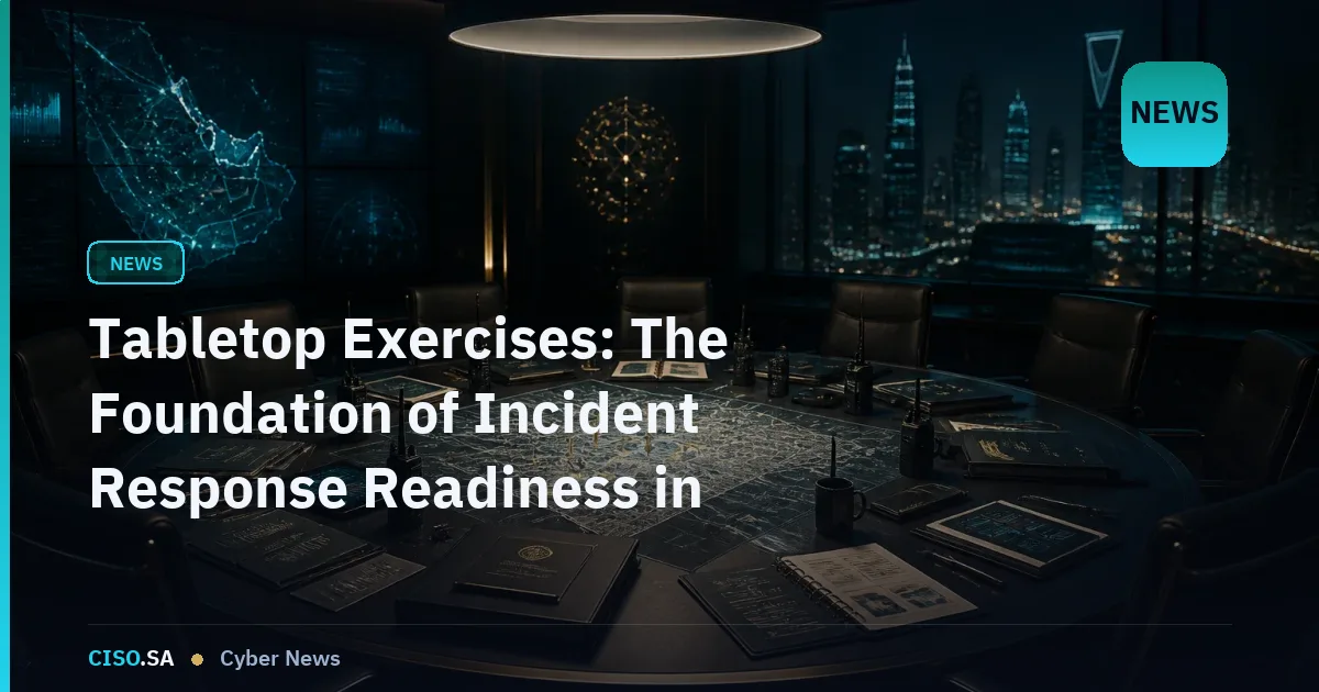 Tabletop Exercises: The Foundation of Incident Response Readiness in Saudi Arabia