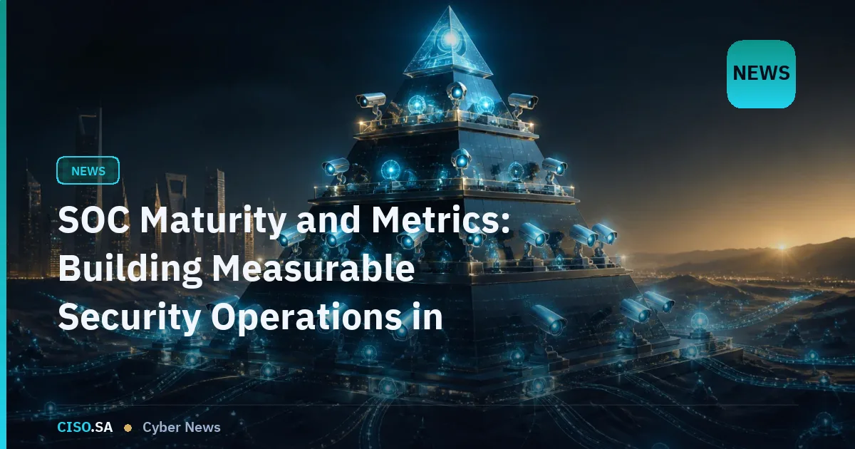 SOC Maturity and Metrics: Building Measurable Security Operations in Saudi Arabia