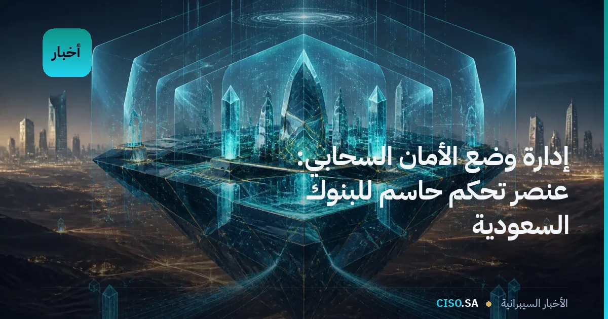 إدارة وضع الأمان السحابي: عنصر تحكم حاسم للبنوك السعودية