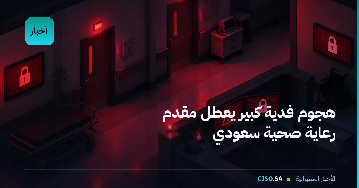 هجوم فدية كبير يعطل مقدم رعاية صحية سعودي