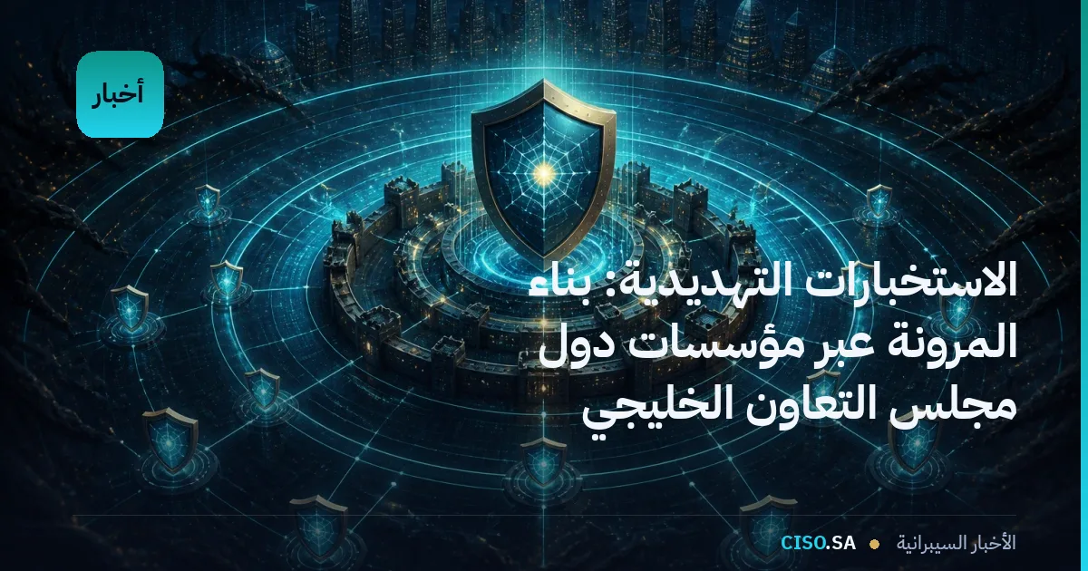 الاستخبارات التهديدية: بناء المرونة عبر مؤسسات دول مجلس التعاون الخليجي