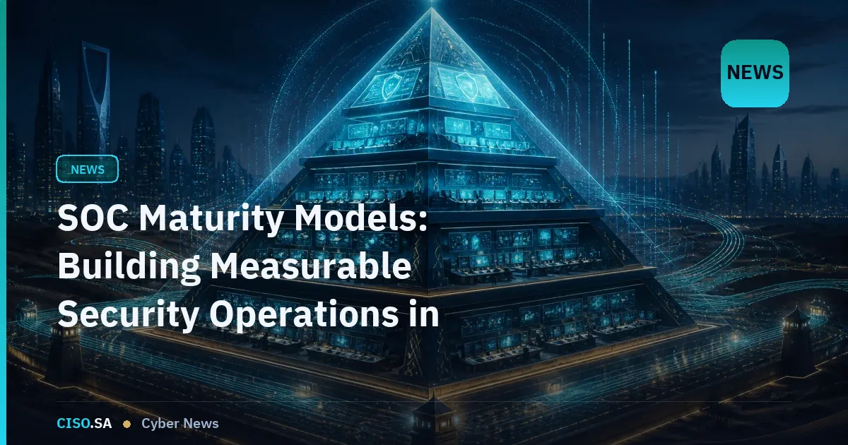 SOC Maturity Models: Building Measurable Security Operations in Saudi Arabia