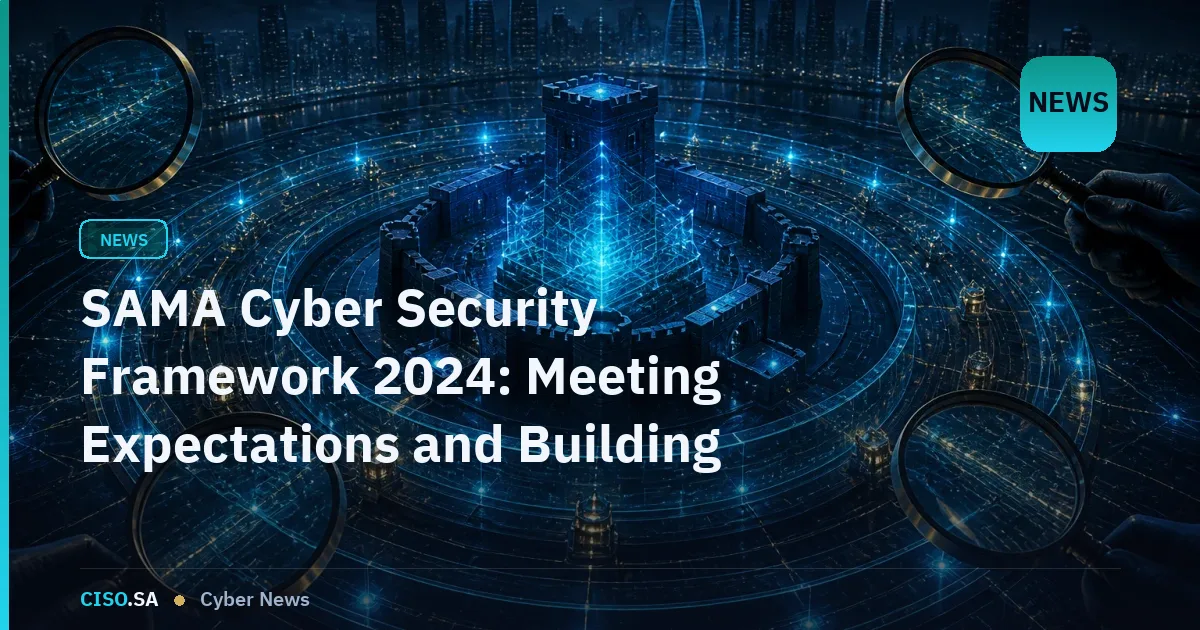 SAMA Cyber Security Framework 2024: Meeting Expectations and Building Audit Evidence