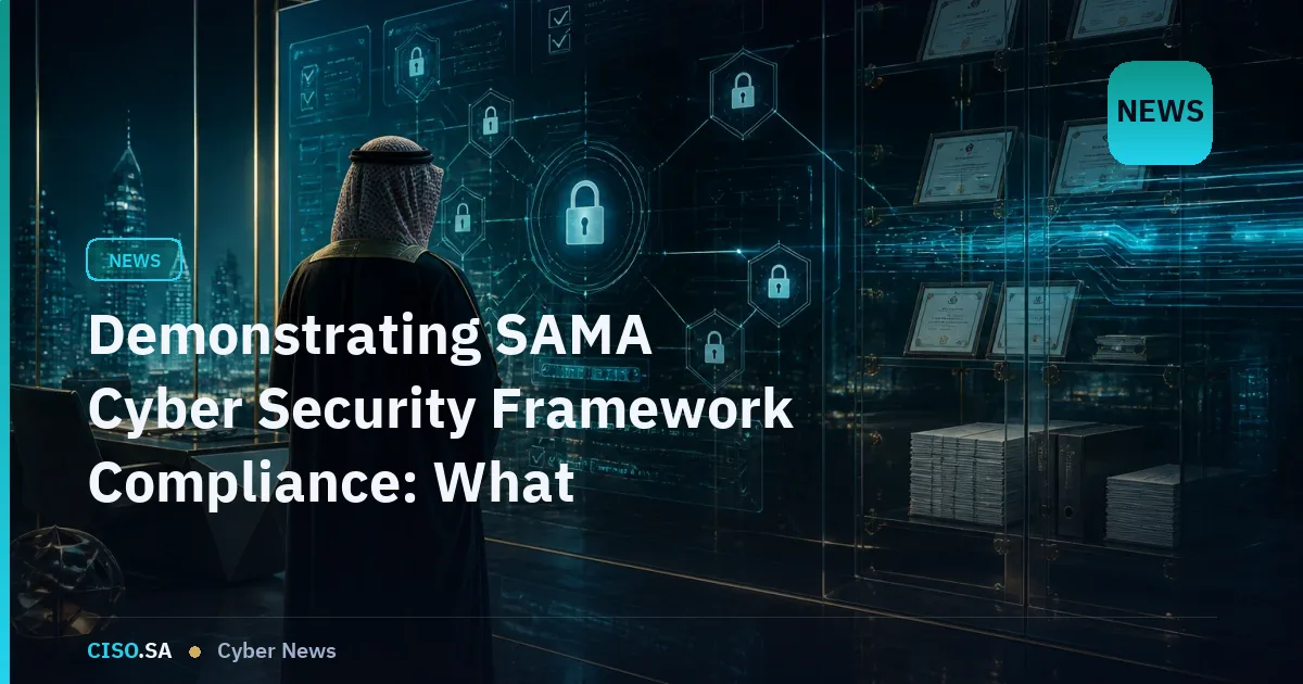 Demonstrating SAMA Cyber Security Framework Compliance: What Evidence Security Leaders Need