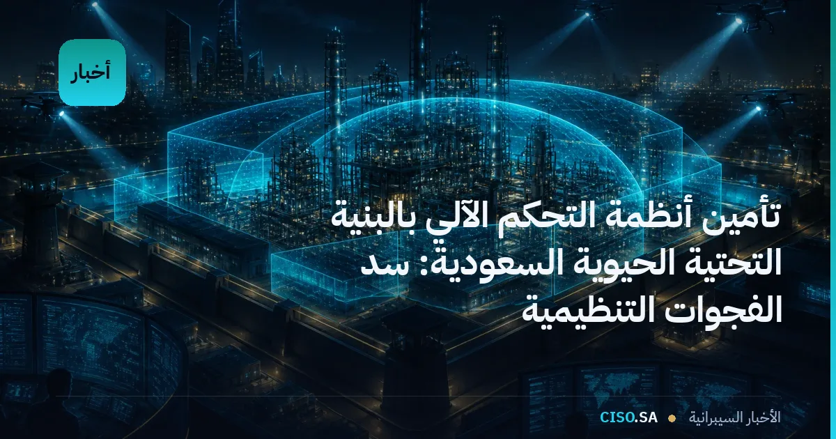 تأمين أنظمة التحكم الآلي بالبنية التحتية الحيوية السعودية: سد الفجوات التنظيمية