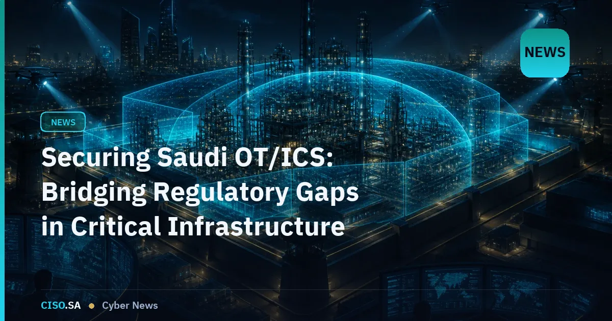 Securing Saudi OT/ICS: Bridging Regulatory Gaps in Critical Infrastructure