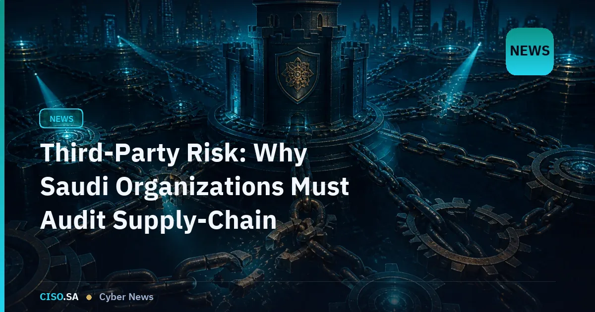 Third-Party Risk: Why Saudi Organizations Must Audit Supply-Chain Security Now