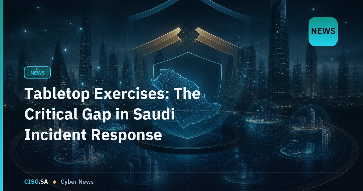 Tabletop Exercises: The Critical Gap in Saudi Incident Response Readiness