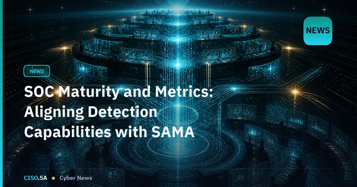 SOC Maturity and Metrics: Aligning Detection Capabilities with SAMA CSF and NCA ECC