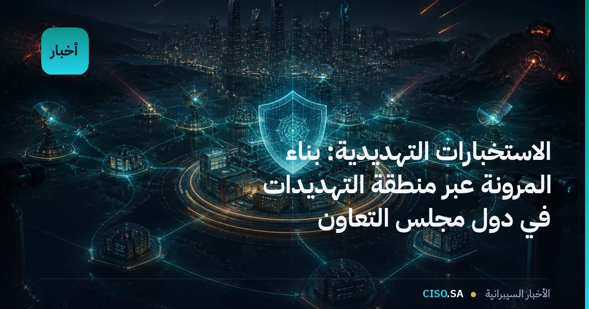 الاستخبارات التهديدية: بناء المرونة عبر منطقة التهديدات في دول مجلس التعاون