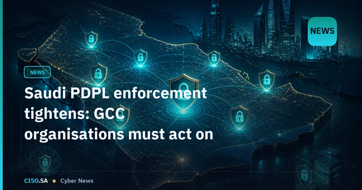 Saudi PDPL enforcement tightens: GCC organisations must act on data-protection obligations now