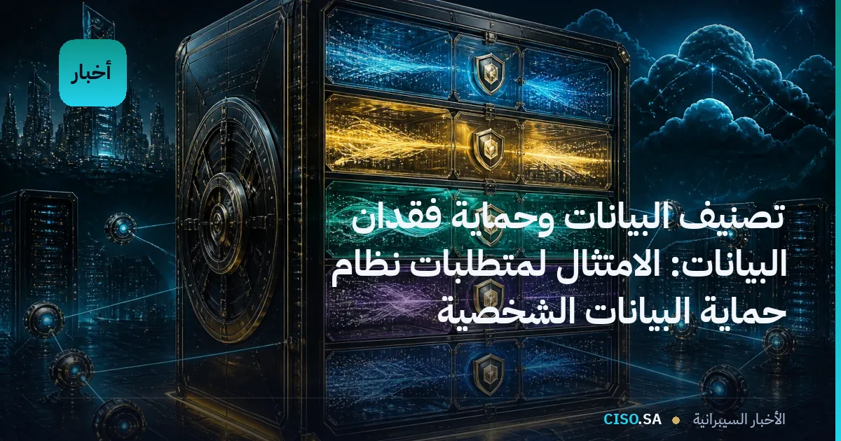 تصنيف البيانات وحماية فقدان البيانات: الامتثال لمتطلبات نظام حماية البيانات الشخصية السعودي