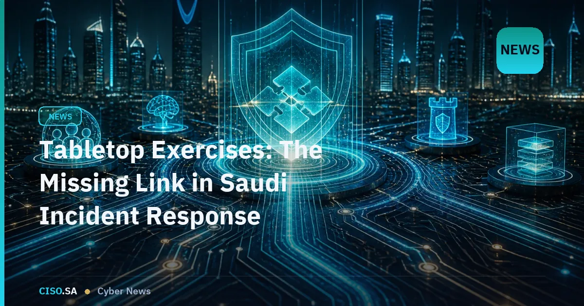 Tabletop Exercises: The Missing Link in Saudi Incident Response Readiness