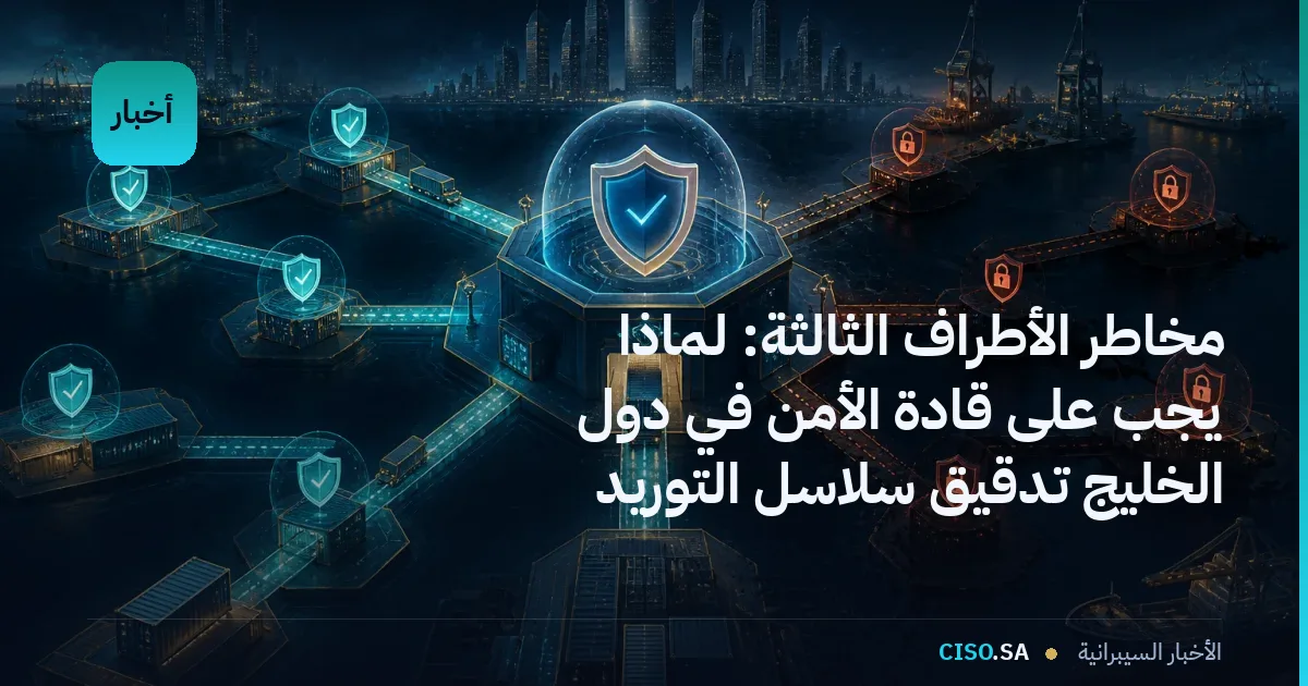 مخاطر الأطراف الثالثة: لماذا يجب على قادة الأمن في دول الخليج تدقيق سلاسل التوريد الآن