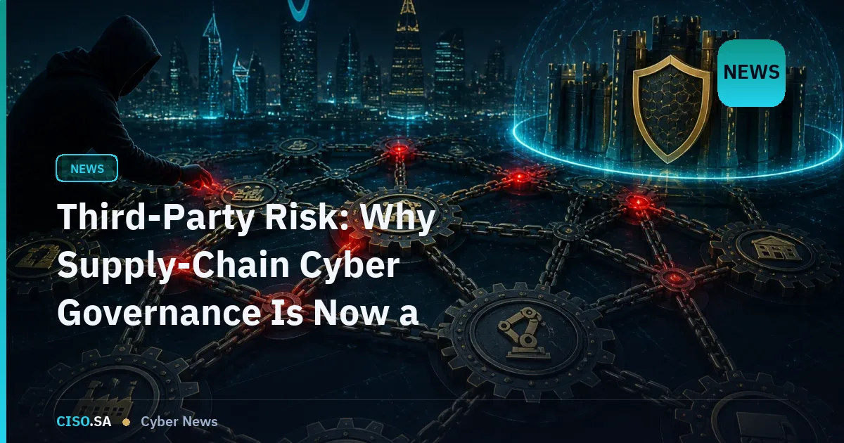 Third-Party Risk: Why Supply-Chain Cyber Governance Is Now a Board Priority in Saudi Arabia