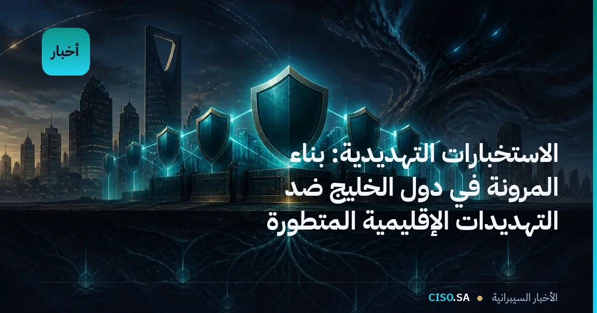 الاستخبارات التهديدية: بناء المرونة في دول الخليج ضد التهديدات الإقليمية المتطورة