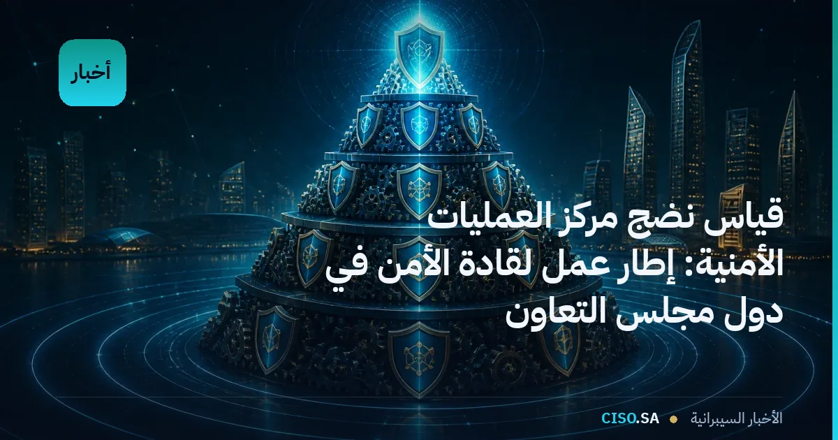 قياس نضج مركز العمليات الأمنية: إطار عمل لقادة الأمن في دول مجلس التعاون