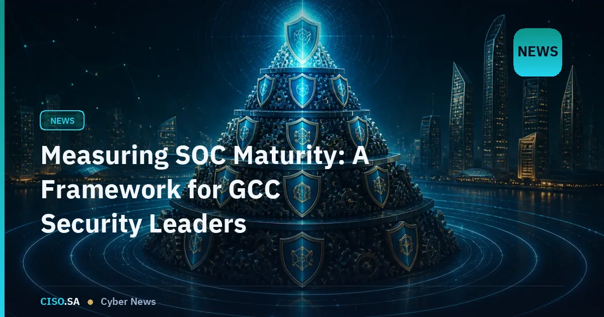 Measuring SOC Maturity: A Framework for GCC Security Leaders