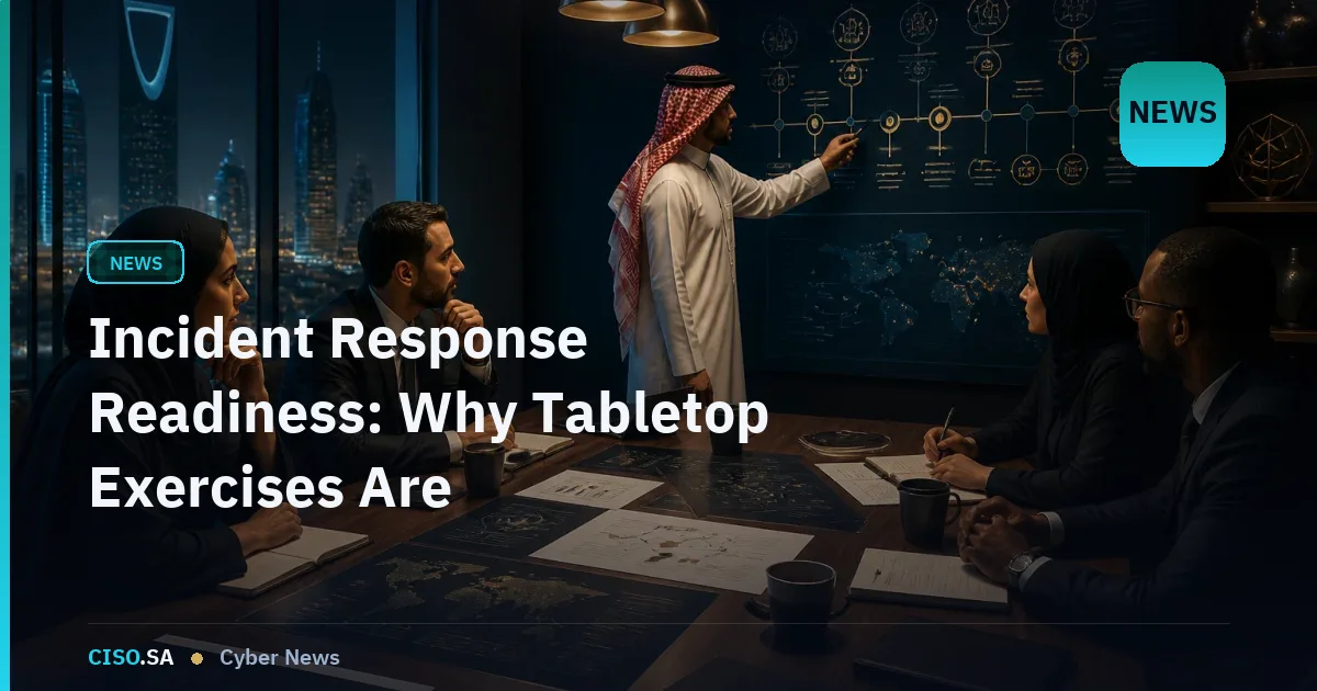 Incident Response Readiness: Why Tabletop Exercises Are Non-Negotiable for GCC Security Leaders