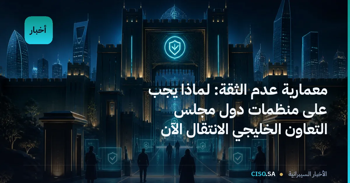 معمارية عدم الثقة: لماذا يجب على منظمات دول مجلس التعاون الخليجي الانتقال الآن