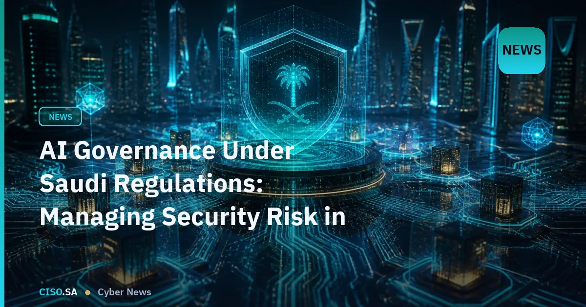 AI Governance Under Saudi Regulations: Managing Security Risk in Regulated Enterprises