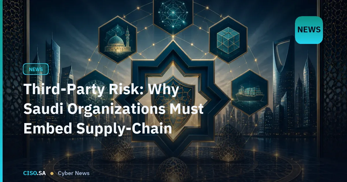 Third-Party Risk: Why Saudi Organizations Must Embed Supply-Chain Security Into Governance