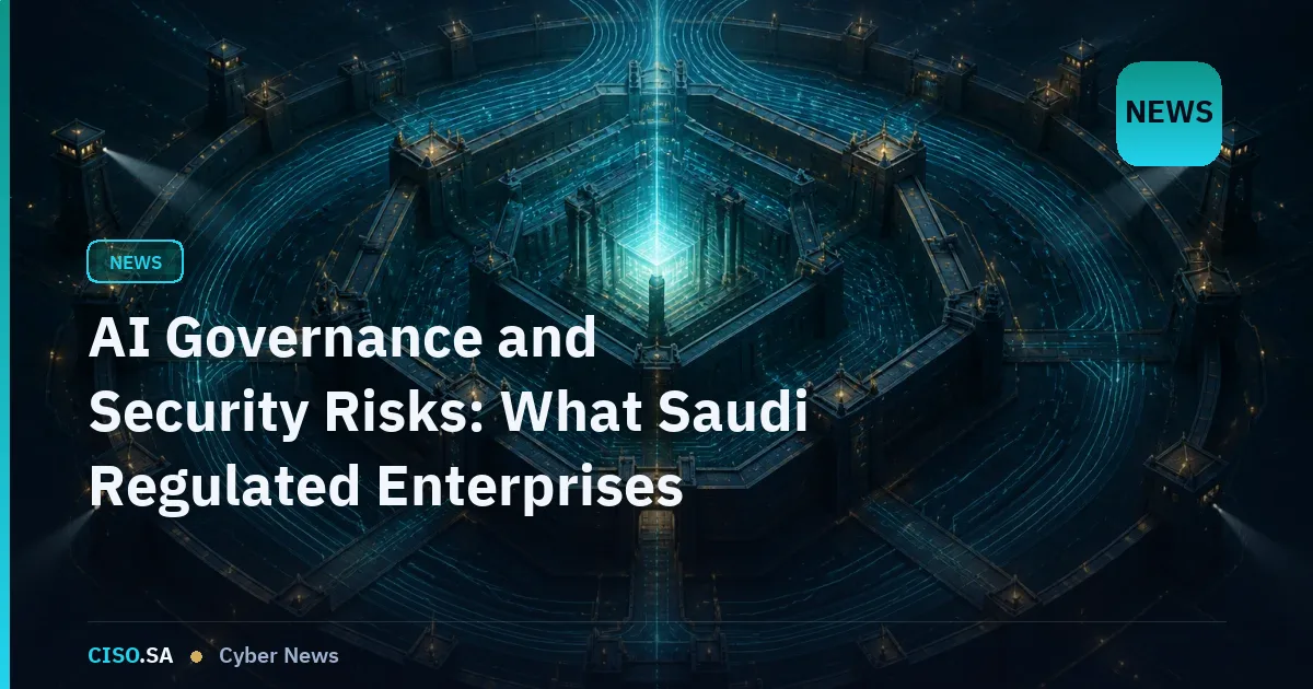 AI Governance and Security Risks: What Saudi Regulated Enterprises Must Know