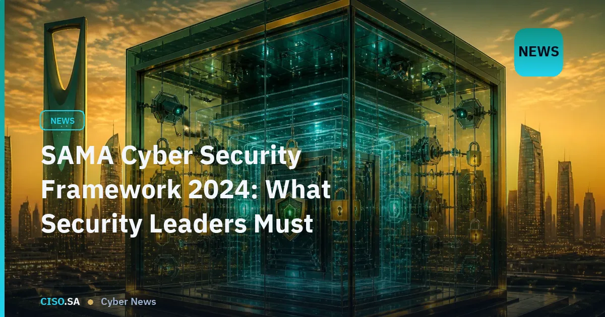 SAMA Cyber Security Framework 2024: What Security Leaders Must Evidence