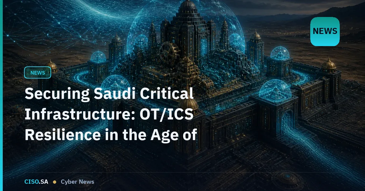 Securing Saudi Critical Infrastructure: OT/ICS Resilience in the Age of Converged Networks