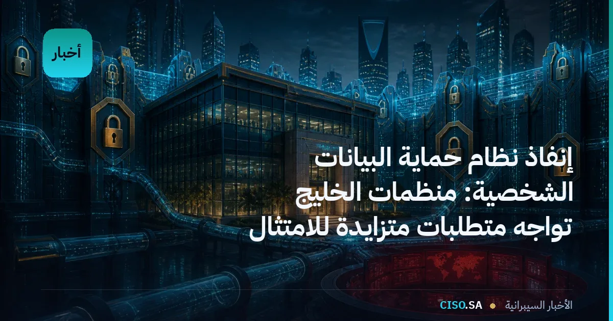 إنفاذ نظام حماية البيانات الشخصية: منظمات الخليج تواجه متطلبات متزايدة للامتثال والإخطار بالانتهاكات
