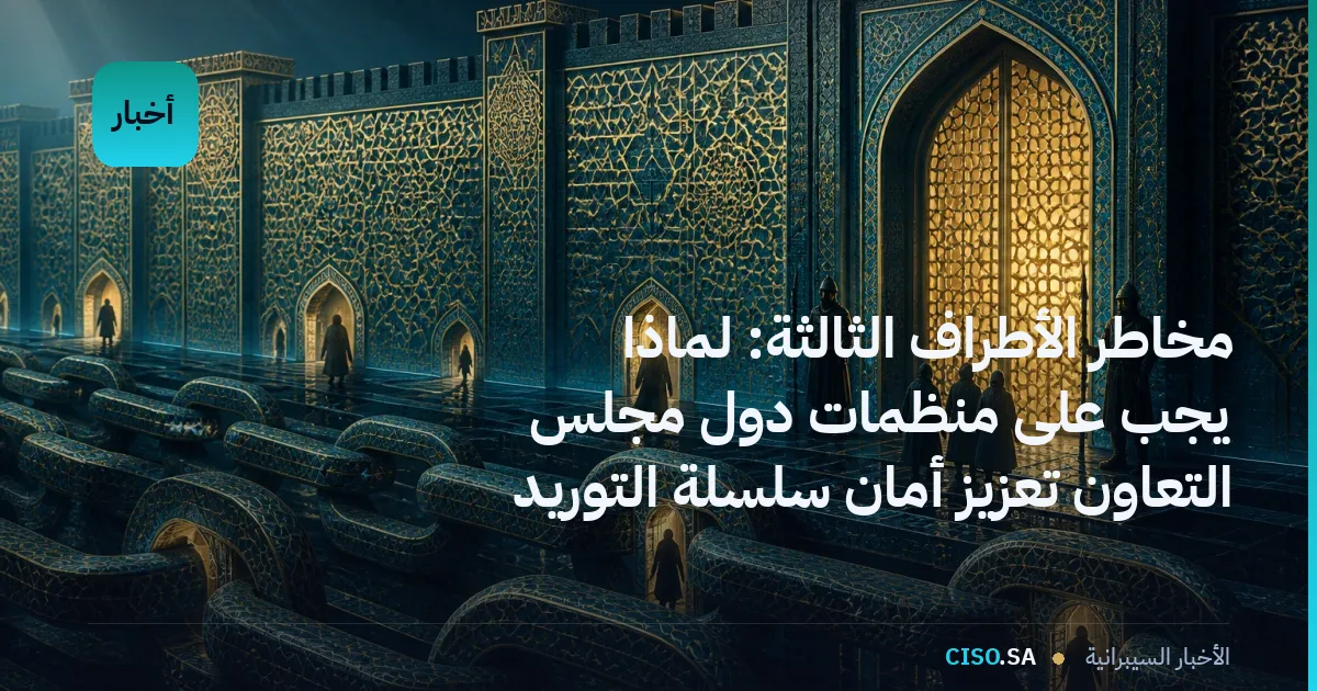 مخاطر الأطراف الثالثة: لماذا يجب على منظمات دول مجلس التعاون تعزيز أمان سلسلة التوريد الآن
