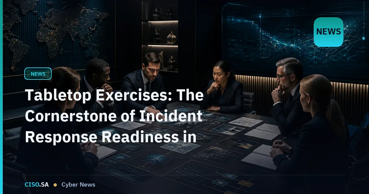 Tabletop Exercises: The Cornerstone of Incident Response Readiness in Saudi Arabia