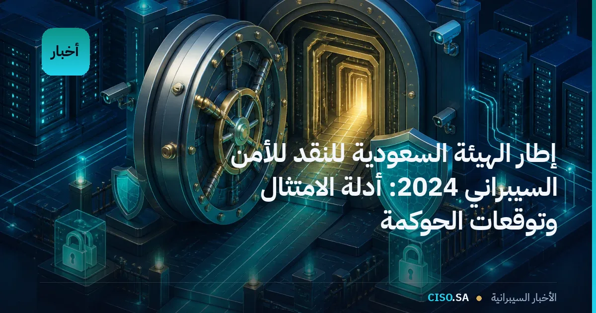 إطار الهيئة السعودية للنقد للأمن السيبراني 2024: أدلة الامتثال وتوقعات الحوكمة