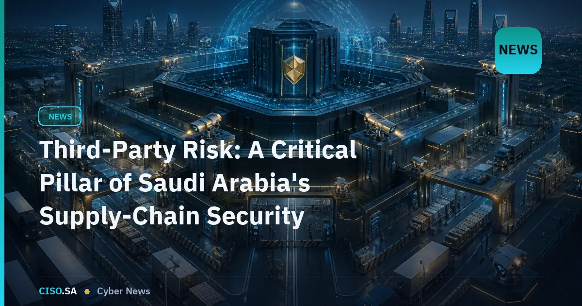 Third-Party Risk: A Critical Pillar of Saudi Arabia's Supply-Chain Security Strategy