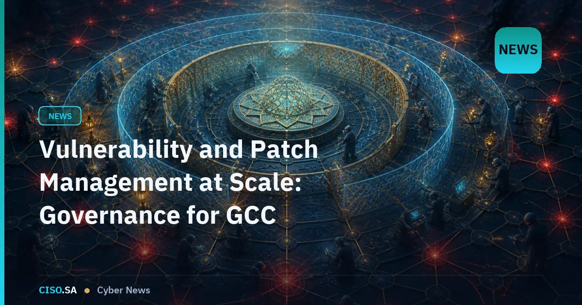 Vulnerability and Patch Management at Scale: Governance for GCC Enterprises