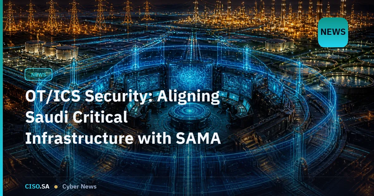 OT/ICS Security: Aligning Saudi Critical Infrastructure with SAMA and NCA Standards