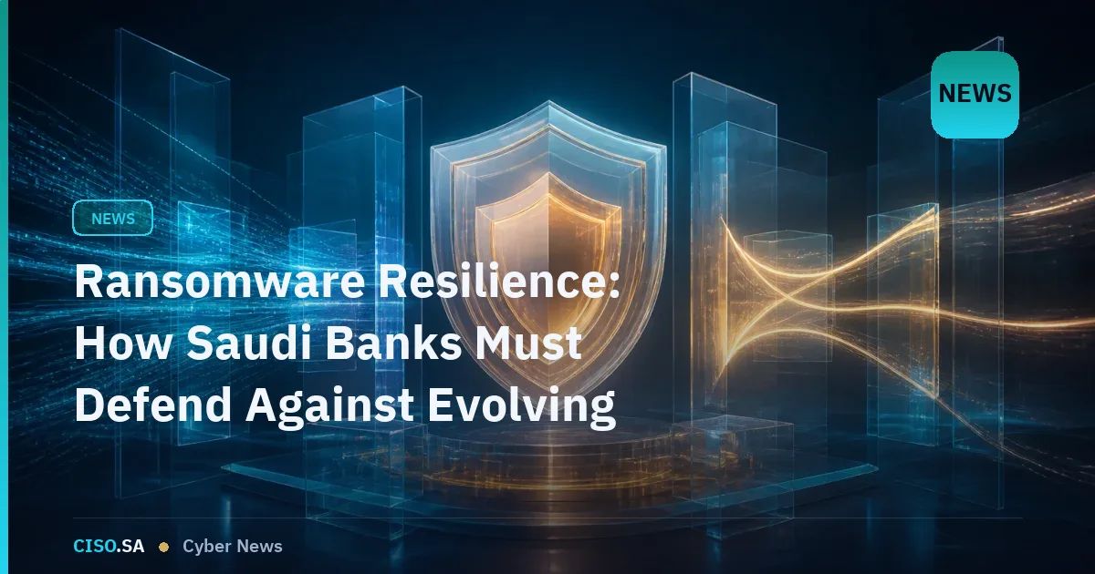 Ransomware Resilience: How Saudi Banks Must Defend Against Evolving Threats