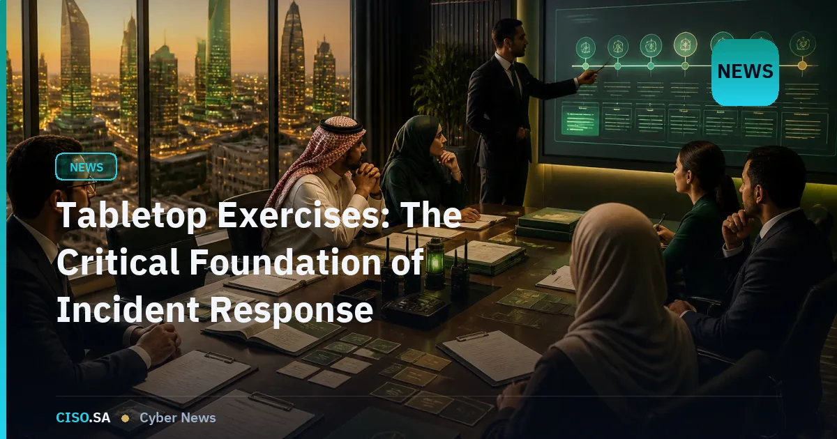 Tabletop Exercises: The Critical Foundation of Incident Response Readiness in Saudi Arabia