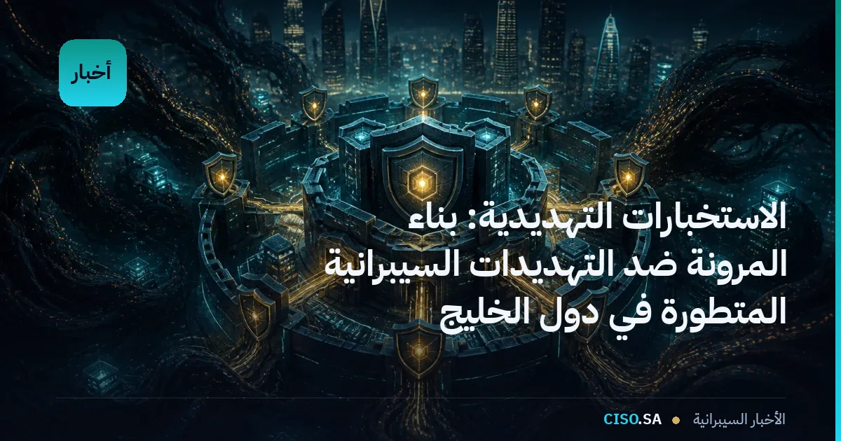 الاستخبارات التهديدية: بناء المرونة ضد التهديدات السيبرانية المتطورة في دول الخليج