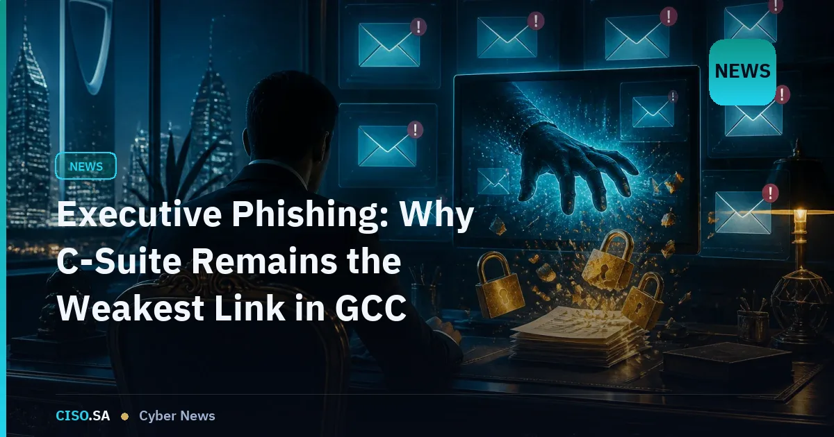 Executive Phishing: Why C-Suite Remains the Weakest Link in GCC Security