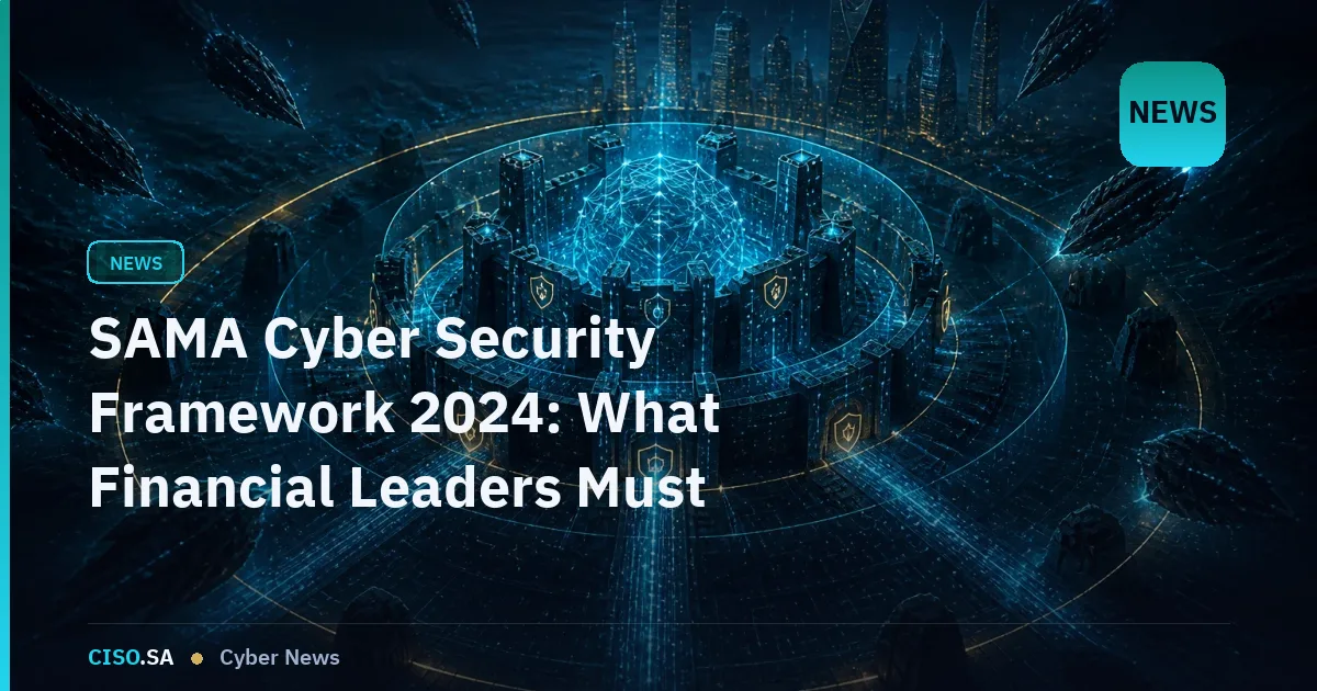 SAMA Cyber Security Framework 2024: What Financial Leaders Must Evidence Now