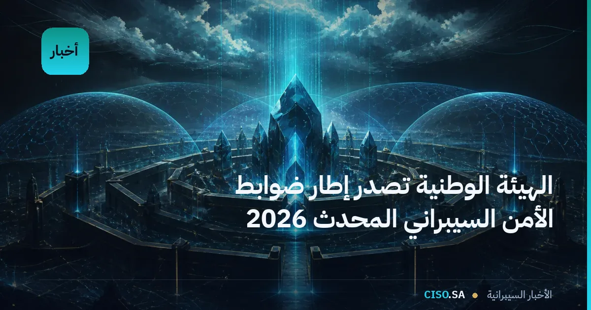 الهيئة الوطنية تصدر إطار ضوابط الأمن السيبراني المحدث 2026
