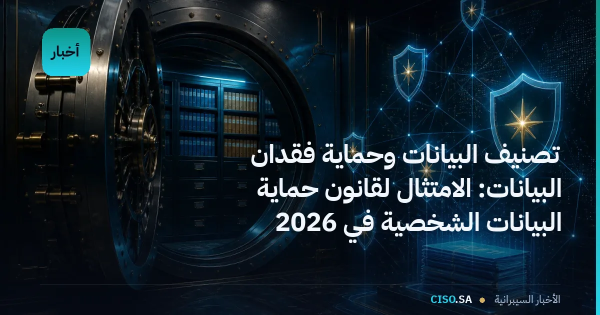 تصنيف البيانات وحماية فقدان البيانات: الامتثال لقانون حماية البيانات الشخصية في 2026